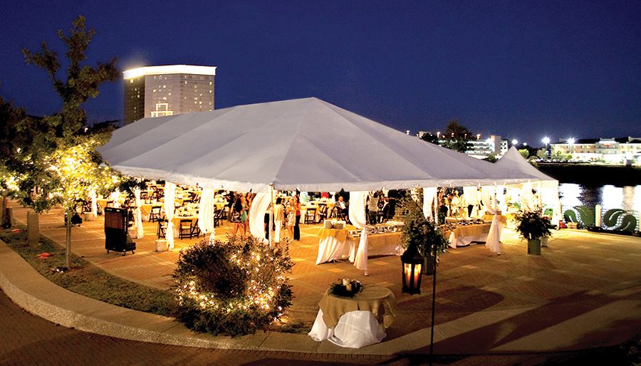 Sunrise Party Rental, Tent, Tables Chairs