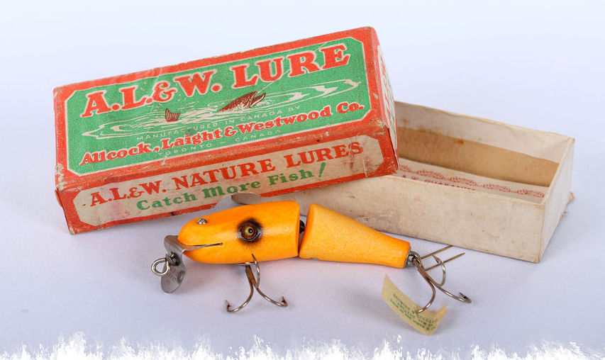 Two Old Stock EX-CEL Top Water Wood Fishing Lures