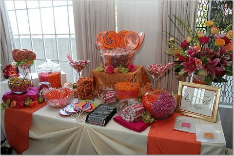 Still you have to budget the candy buffet into your wedding expenses 