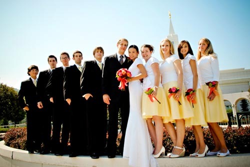 A Simple LDS Wedding