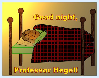 Hegel sleeping