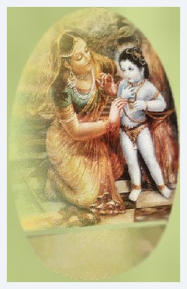 Krishna and Mother