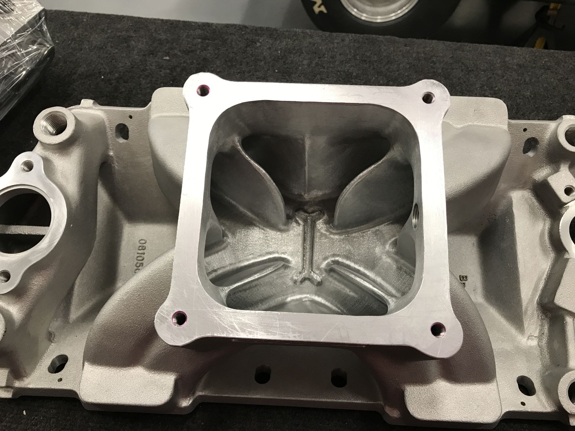 Porting plastic intake manifold